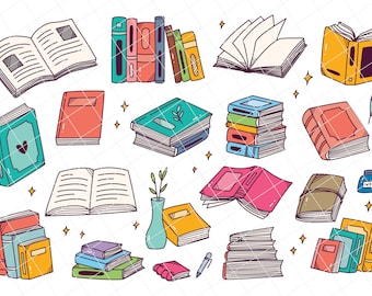 Buch Clipart, Bücher Clipart, Schule Clipart, Buch Clip Art, Bücher Clip Art, Buch png , Bücher png, Lese Clipart, Literatur Clipart