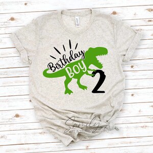 Dinosaur Birthday Boy Svg T-rex Birthday Cut Files Boys T - Etsy