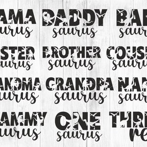 Mama Saurus Svg, Matching Family Svg, Mamasaurus Svg, Dinosaur Svg, Family Saurus Svg, Dinosaur Family Svg, Svg Files for Cricut, Saurus Svg