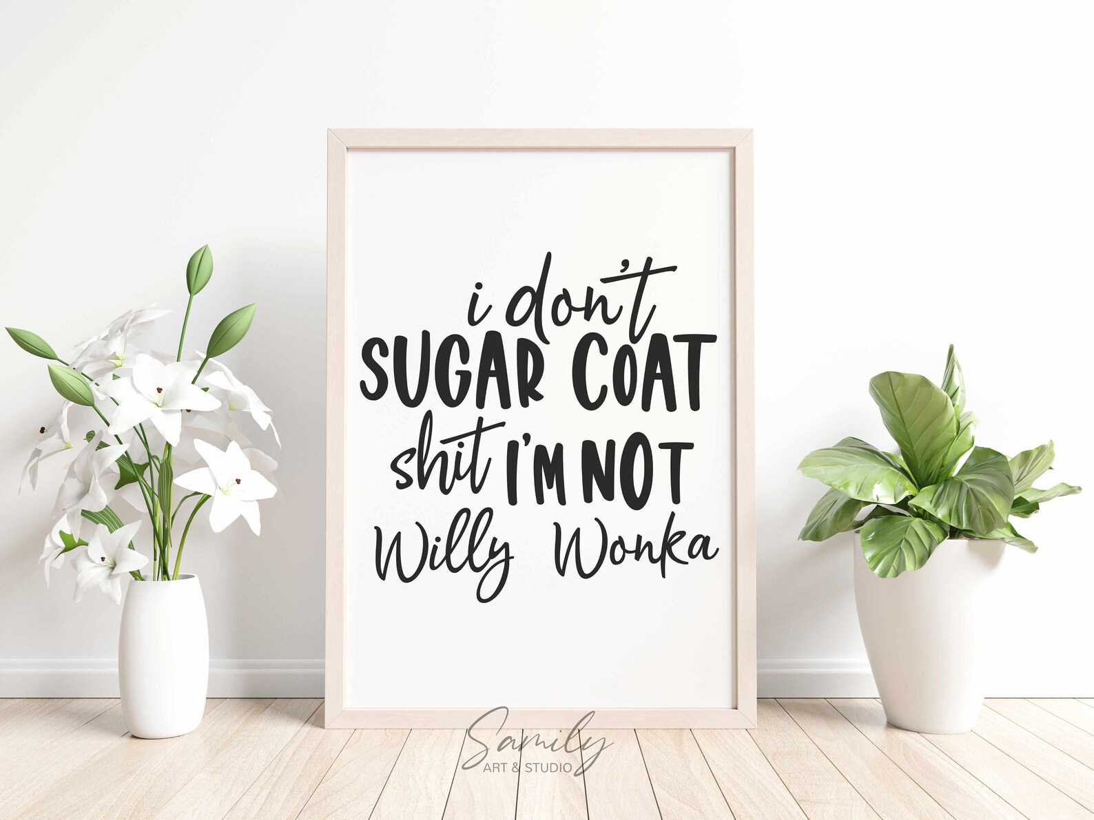 I Don't Sugar Coat Shit I'm Not Willy Wonka Svg Funny - Etsy