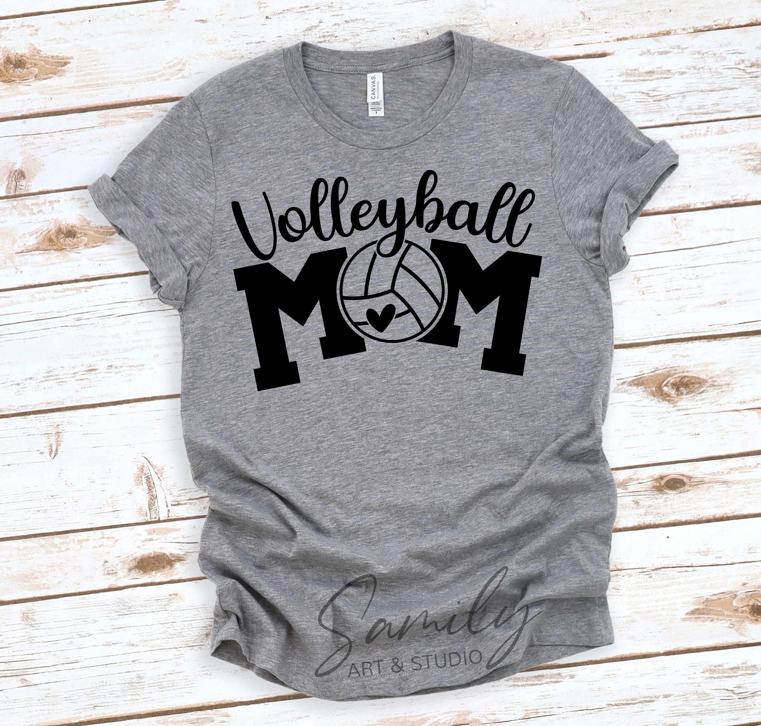 Volleyball Mom Svg Volleyball Mum Cut Files Volleyball Mom Etsy Canada