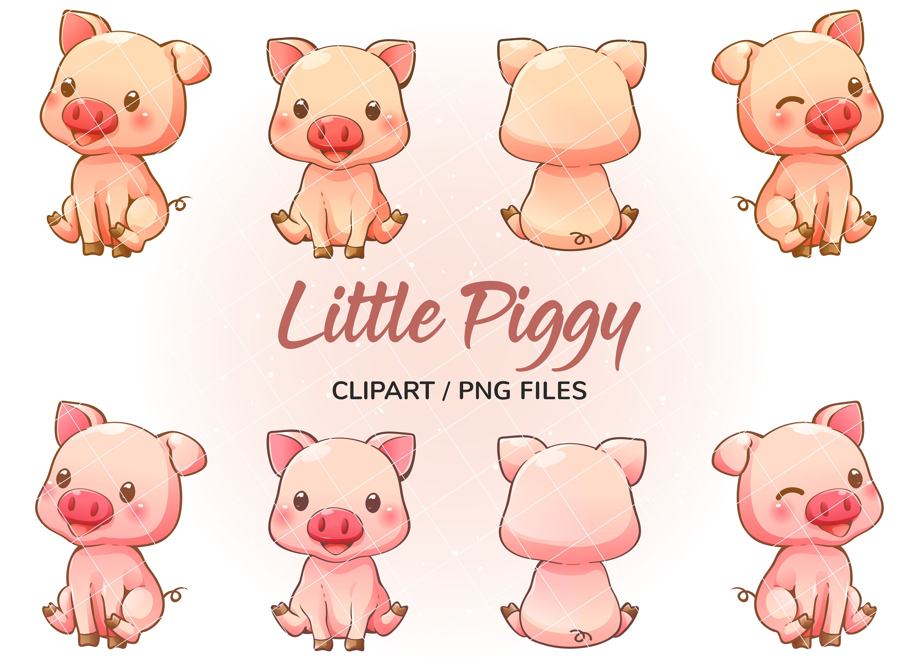 Cute Pig Clipart, Piggy Clipart, Pig Clipart, Piggy Png, Pig Png, Cute Pig  Png, Baby Pig Clipart, Scrapbooking, Instant Download - Etsy Norway