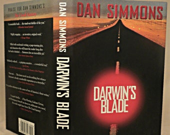 La espada de Darwin, de Dan Simmons. Firmado en la portada. Primera edición. Nuevo.