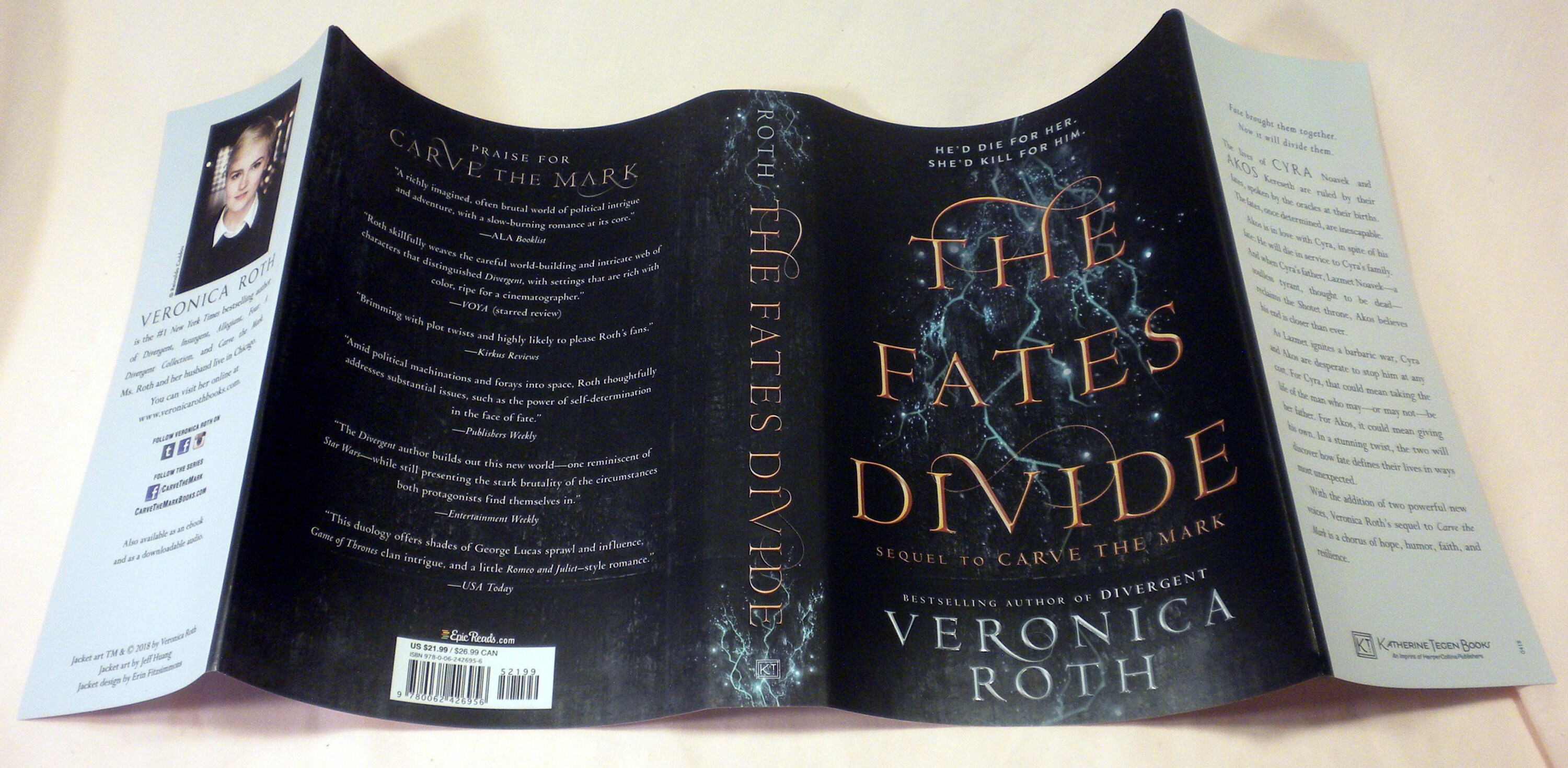 SIGNED the Fates Divide Veronica Roth First Edition First - Etsy