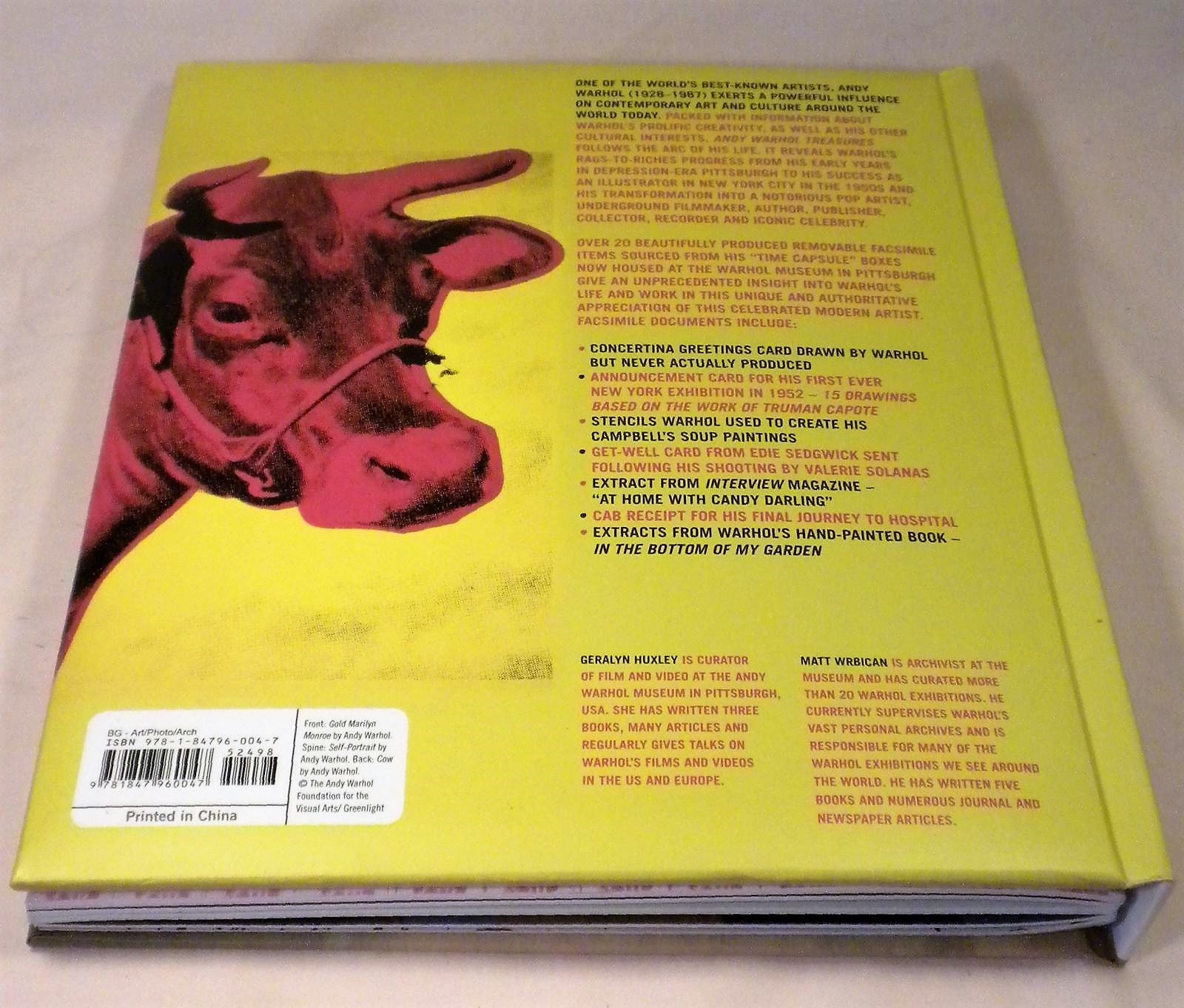 Andy Warhol Treasures, Matt Wrbican and Geralyn Huxley, UK
