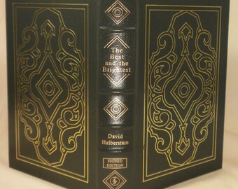 SIGNED, The Best and the Brightest, David Halberstam, EASTON PRESS, with Certificate of Authenticity and Notes