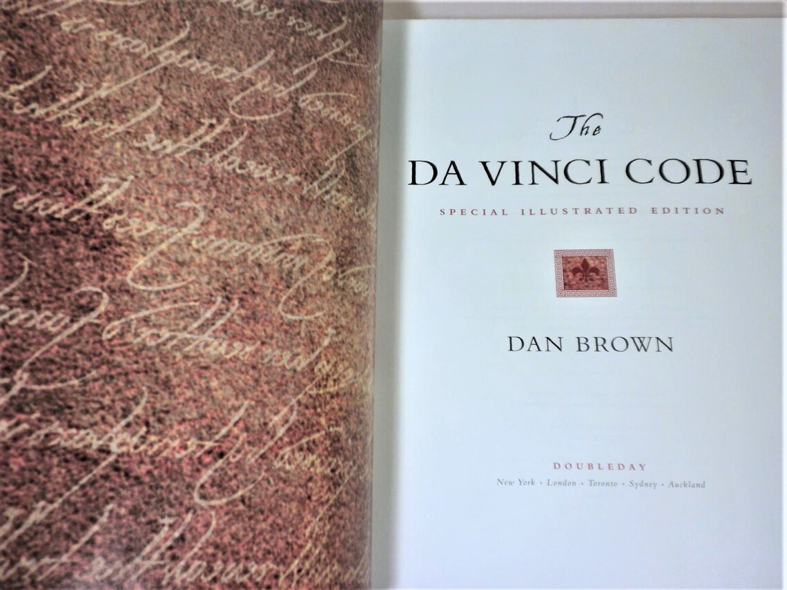 The Da Vinci Code: The Illustrated Edition By Dan Brown: As New Fibre Board (2004) 1st Edition | Buybyebooks - Foto 2