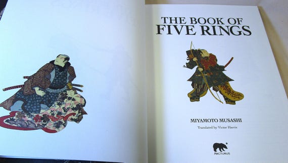 NEW, the Book of Five Rings, Miyamoto Musashi, Luxury Full-color
