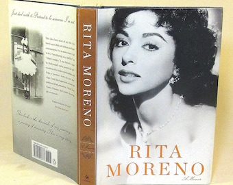 Firmado por Rita Moreno: Memorias de Rita Moreno. Primera edición. Portada firmada.