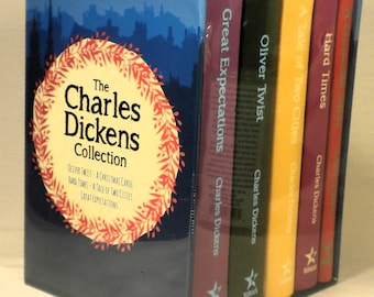 The Charles Dickens Collection Deluxe 5-Book Hardcover Boxed Set NEW in Shrinkwrap