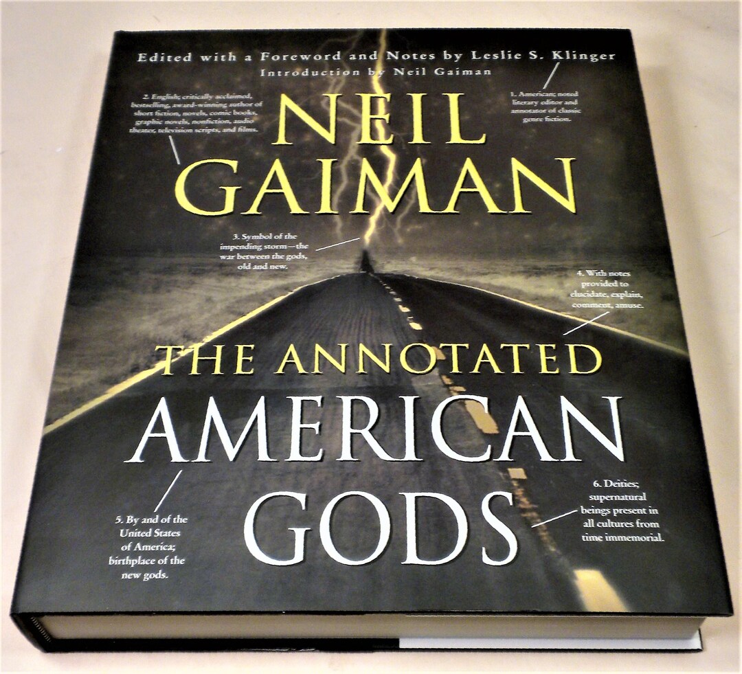 NEW, the Annotated American Gods, Neil Gaiman, Analysis and Commentary ...