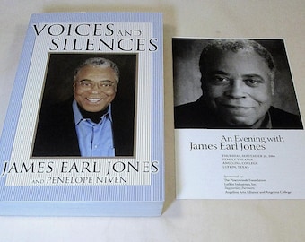 SIGNED Voices & Silences by James Earl Jones Softcover 2006