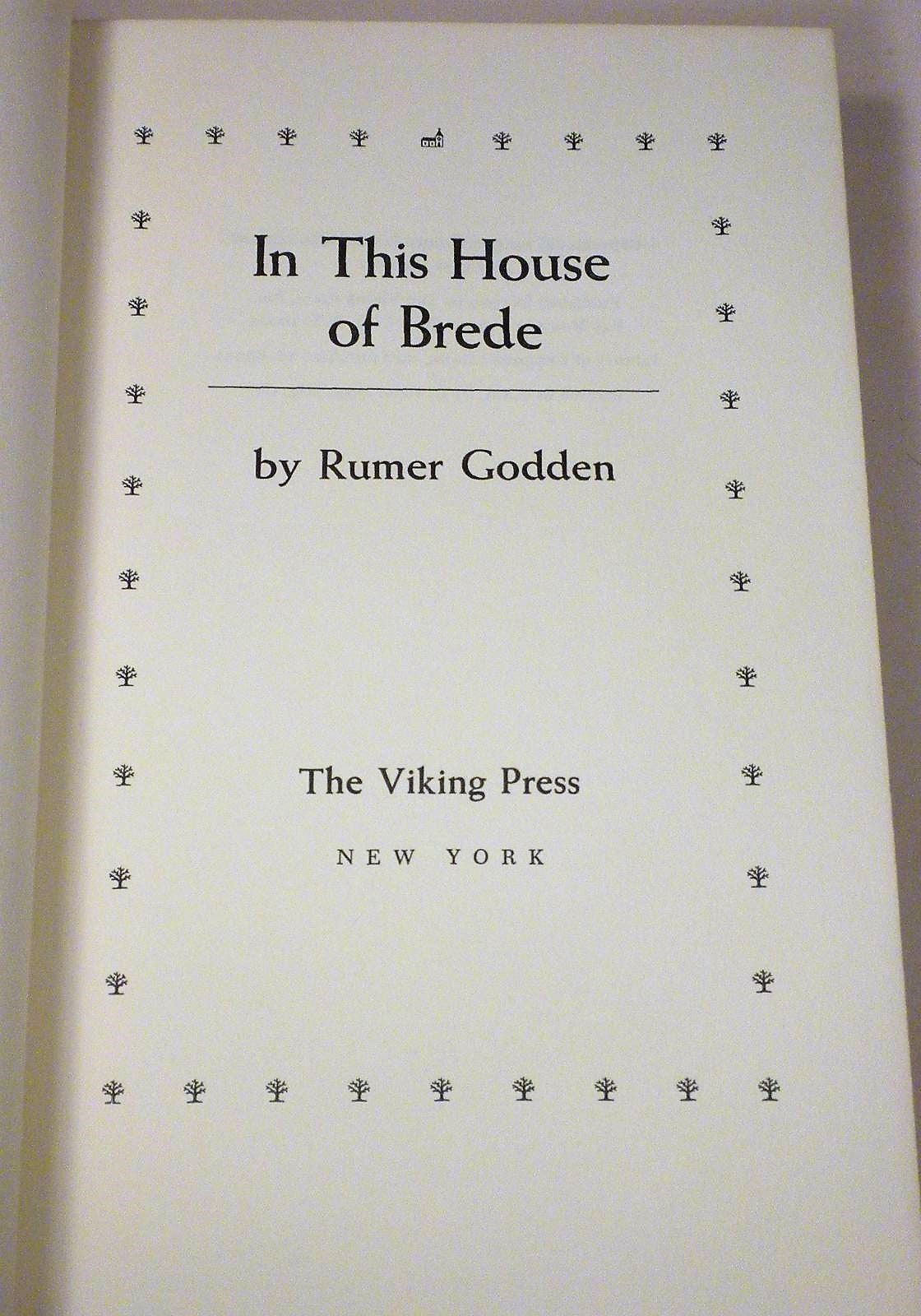 FIRST EDITION in This House of Brede Rumer Godden First Etsy