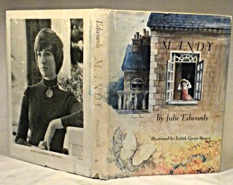 SIGNIERT, Mandy, Julie Edwards, Erstausgabe, Erstdruck, illustriert, 1971