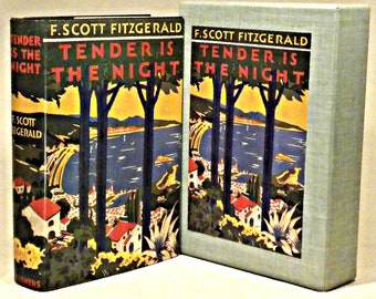 Tender is the Night, F. Scott Fitzgerald, First Edition Facsimile of the 1934 classic, with Slipcase