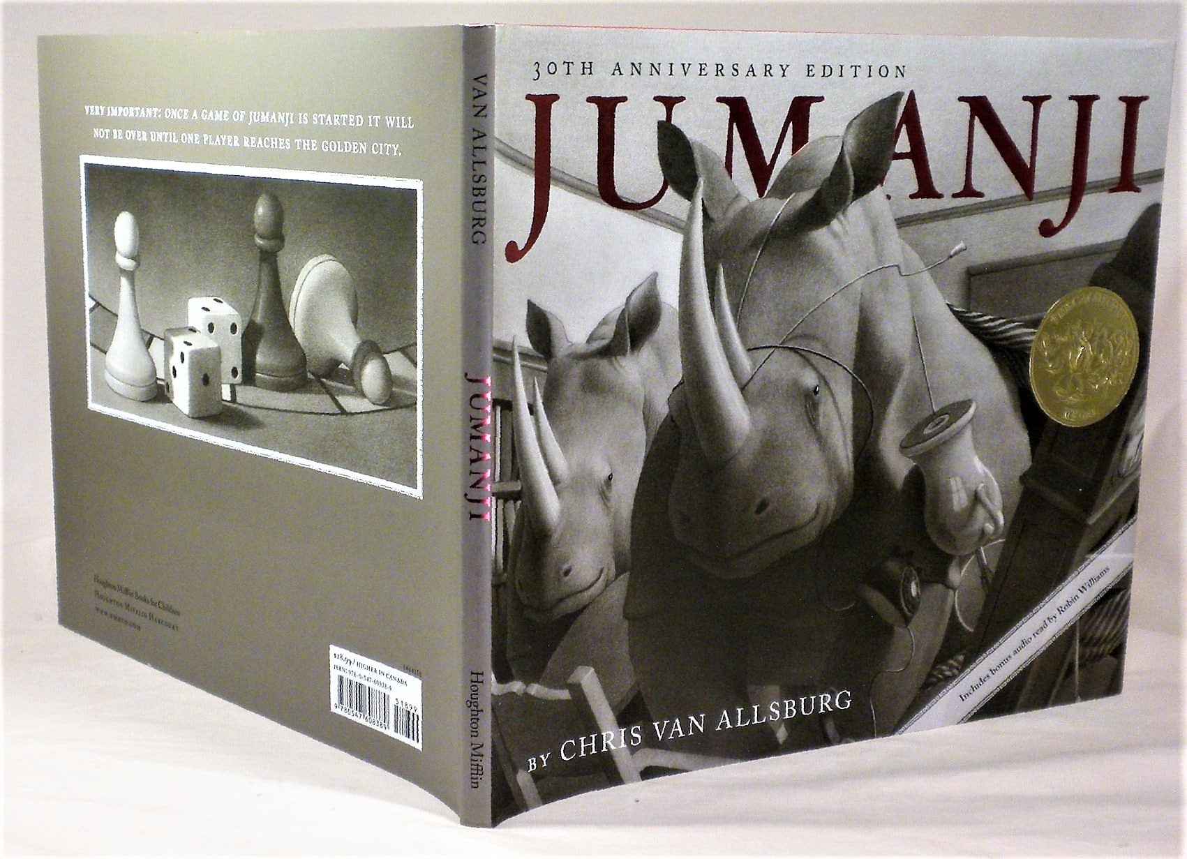 SIGNED, Jumanji, Chris Van Allsburg, 30th Anniversary
