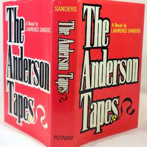 FIRST EDITION, The Anderson Tapes, Lawrence Sanders, First Edition, First Printing, 1970