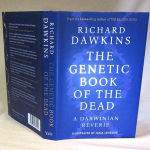 DOUBLE SIGNED, The Genetic Book of the Dead, Richard Dawkins, First Printing