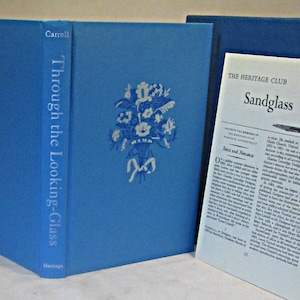 Through the Looking-Glass, Lewis Carroll, Illustrated, 1969, w/Notes and Slipcase