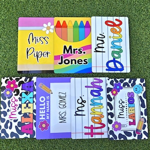 Locker Magnet, Teacher Magnet, Magnet for kids, School Magnets With Name, Preschool Magnets, Classroom Magnet, Locker Name Tag, Magnetic Tag