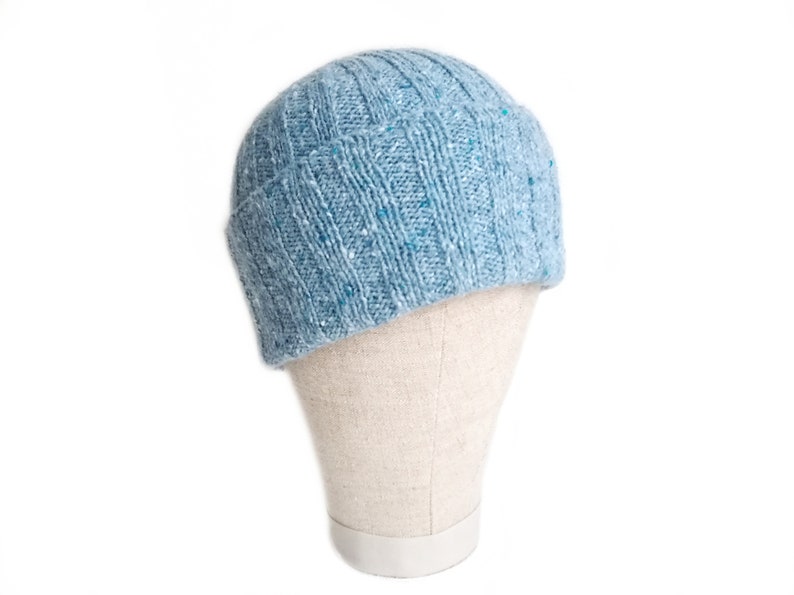 Wool hat men Handknit hat Fisherman beanie