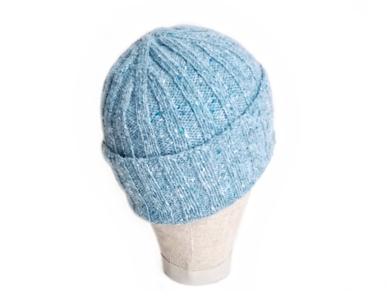 Wool hat men Handknit hat Fisherman beanie