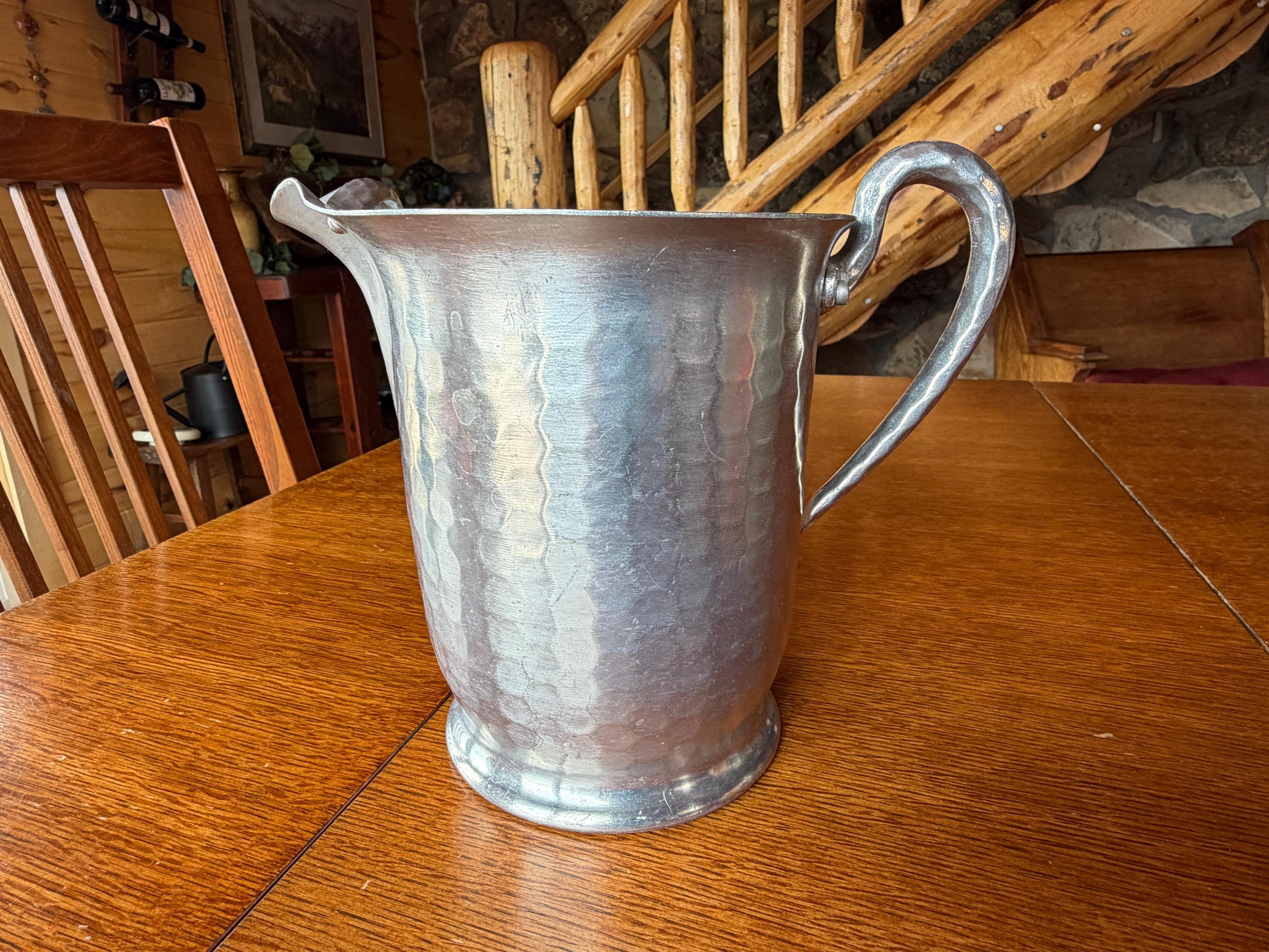 Vintage Aluminum Milk Pitcher - Etsy