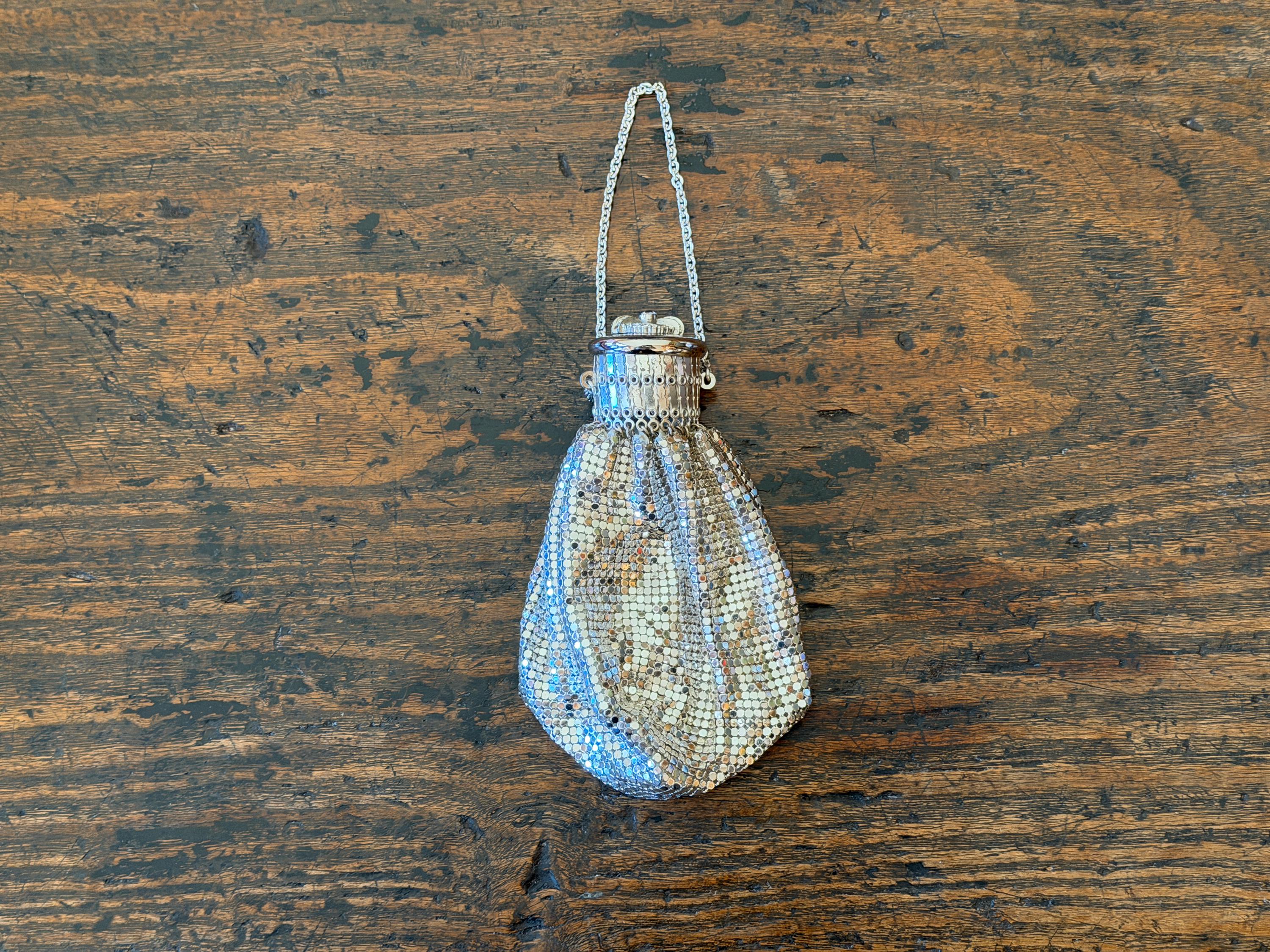 【美品】WHITING＆DAVIS メタルメッシュ/チェーン ショルダーバッグ Whiting Davis Chainmail Purse - Etsy