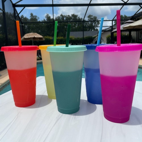 colour changing reusable cold cups