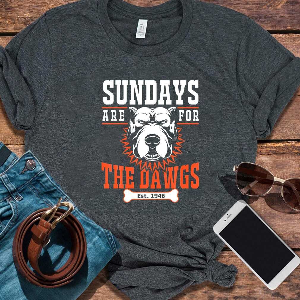 Sundays Are For The Dawgs Cleveland TShirt Etsy