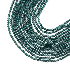 Natural London Blue Topaz Beads, Top Quality Topaz 2.5 mm Round Beads, Wholesale Topaz Faceted Beads, Handmade Topaz Gemstone Jewelry Beads