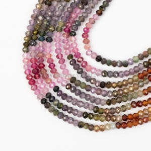 100% Natural Multi Tundra Sapphire Beads, Top Quality Sapphire 3.5 mm Round Beads, Sapphire Faceted Beads, Sapphire Gemstone Jewelry Beads