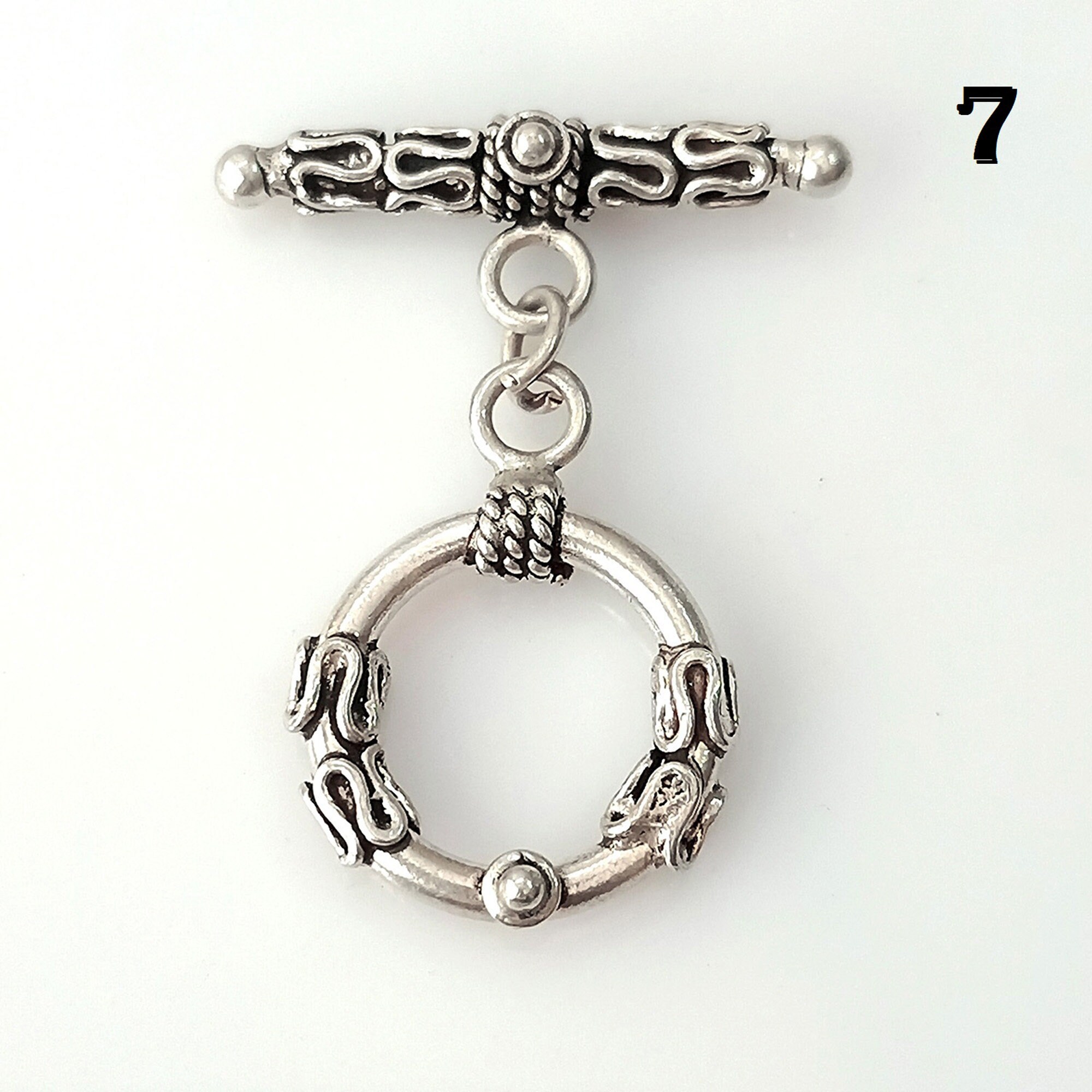 925 Sterling Silver TOGGLE CLASP 13mm To 22mm Jewellery Etsy