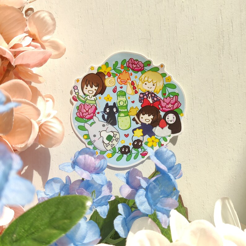 Anime Japanese Food Sticker -kawaii Spring Anime Sticker for Water ...
