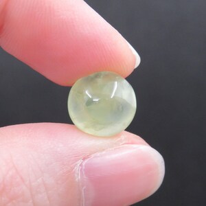 Seconds - 5 Round Green Prehnite Cabochons 5.27g 11mm, Loose Gemstone Lot bild 4