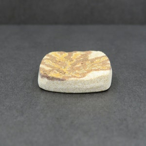 Rough Limestone Psilomelane Dendrite Cabochon 11.19g 26.8mm x 32.8mm - Loose Gemstone bild 7