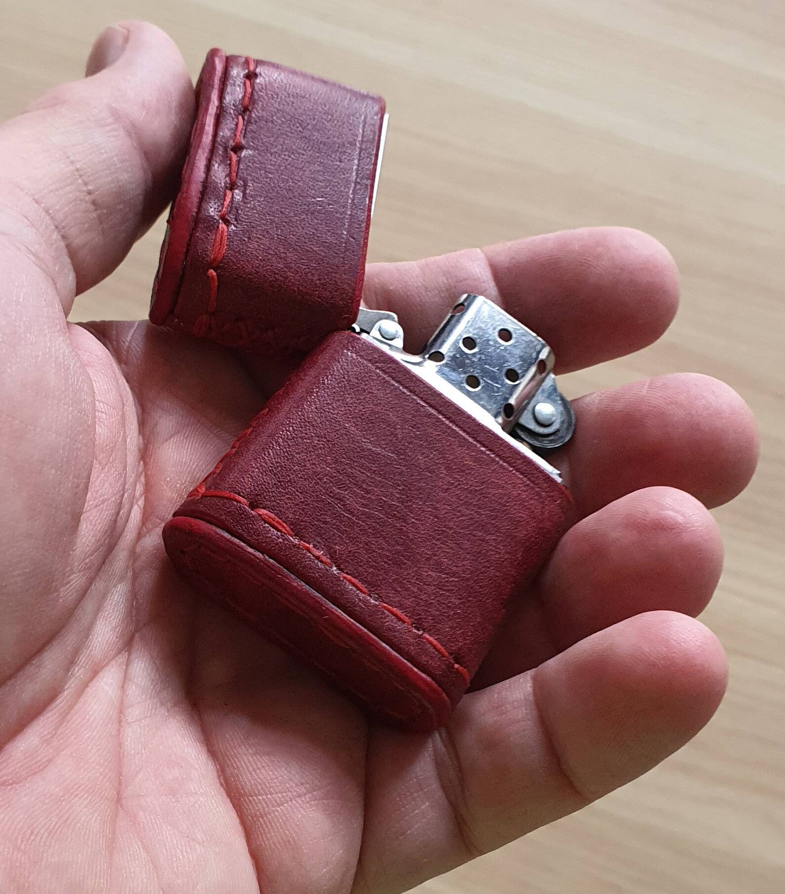Étui avec le briquet Zippo/Fait à la Etsy France