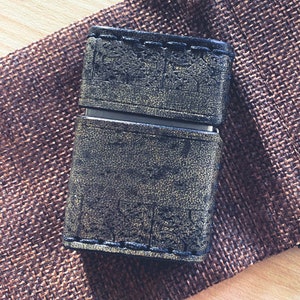 Leather Pouch Zippo case /zippo Case/Compatible With Zippo Lighter/Handmade/Hand-stitched