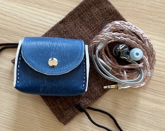 Leather Headphone Holder Leather Coin Purse Headphone Organizer Headphone Holder Headphone Case Leather