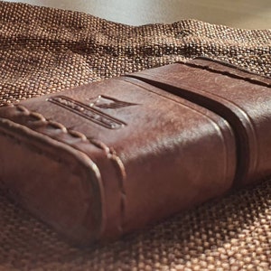 Brown Leather Pouch/zippo Case/Compatible With Zippo Lighter/Handmade/Hand-stitched