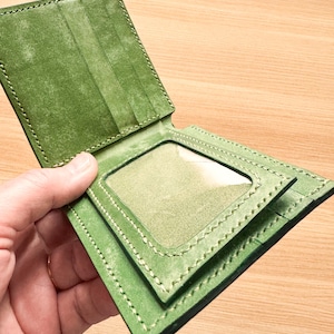 Bifold Leather Wallet/Men's Full Grain Wallet/Birthday Men's Gift/Husband Gift