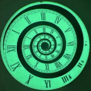 Handmade Full Luminous Dial Watch Accessories 28.5mm Dial Roman Scale Spiral Plate Green Luminous for NH35/36/4R/7S Movement