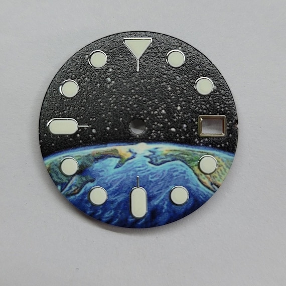 Booplic Grün Leuchtendes Uhr-Zifferblatt 28,5mm - Für NH35/NH36/NH70 Uhrwerke