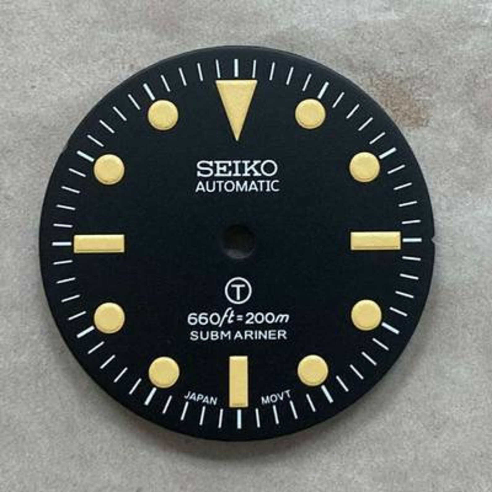 Pièces de montre Seiko Modifiées SK007 cadran C3 vert lumineux Etsy