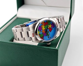 Customized 36mm Watch NH35 Mechanical Watch Modified Luminous Watch 316 Steel Case Japan NH35 Automatic Movement