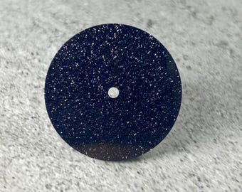 NH35 dial 28.5mm Dial made of sparkling starry blue-green malachite sandstone cut by CNC machine for NH35/36 movement