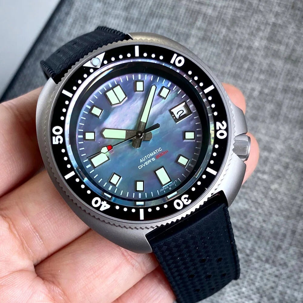 Shell Dial Watch 41mm Men's Watch Customized Watches Modified Titanium Watch NH35 ...