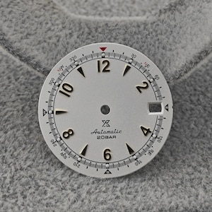 Customized modification NH35 dial vintage watch face green luminous for NH35 NH36 mechanical watch modification 28.5mm dial