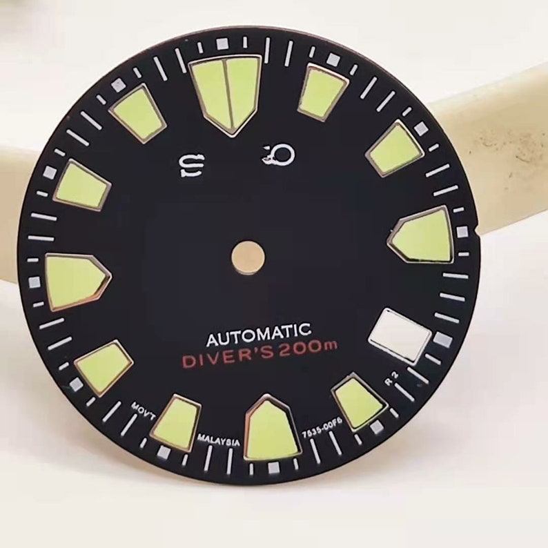 Watch dial parts Monsters NH35 dial Automatic movement Etsy