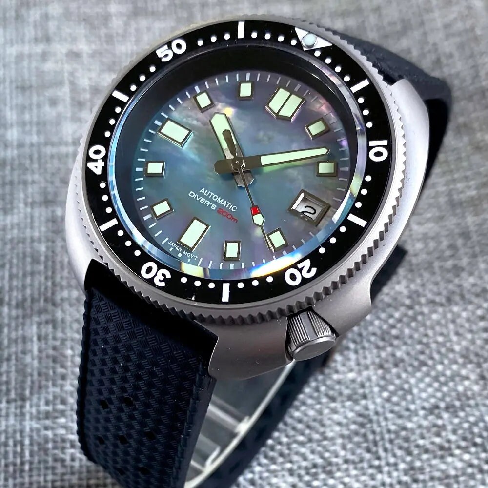 Shell Dial Watch 41mm Men's Watch Customized Watches Modified Titanium Watch NH35 ...